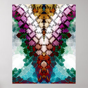 V-Stack Pyramid Poster