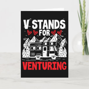 V Stands For Venturing Card