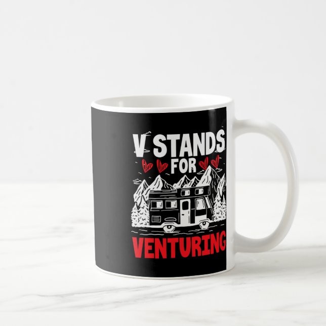 V Stands For Venturing  Coffee Mug (Right)