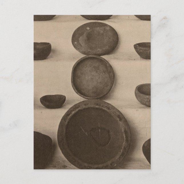 V Stone vessels, So California Postcard (Front)