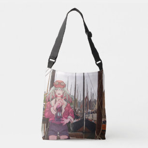V Tuber, Anime, Harbor Crossbody Bag