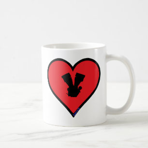 V twin coffee mug