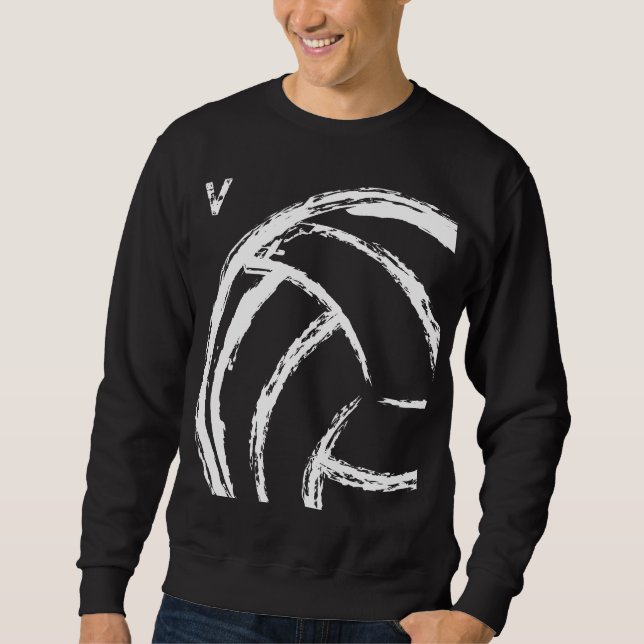V Volleyball (Front & Back) - Sweatshirt (Front)