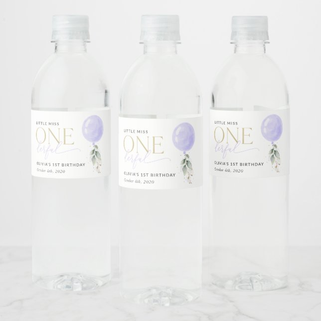 v water bottle label (Bottles)
