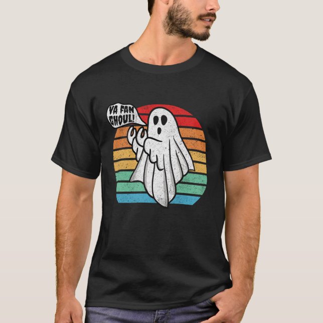 Va Fan Ghoul Italian Funny Halloween ghpst costume T-Shirt (Front)