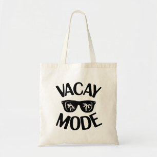 Vacation Art Vacay Mode Word Text Art Tote Bag