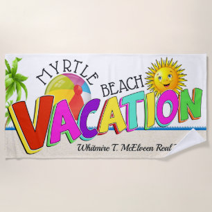 Vacation Beach Towel - Click for Full View