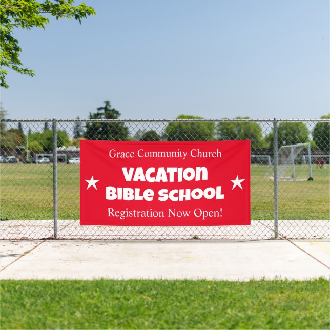 Vacation Bible School Custom Banner (Insitu)