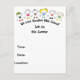 Vacation Bible School Invitation