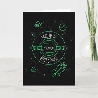 Vacation Bible School Vbs 2019 To Mars And Beyond  Card