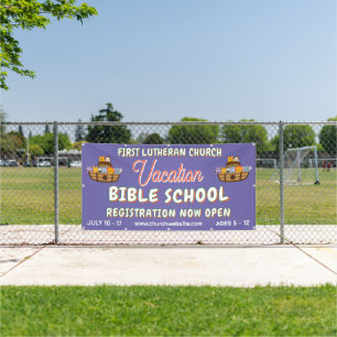 Vacation Bible School with Noah's Ark Banner
