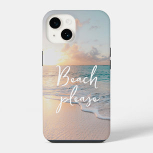Vacation Bliss Beach Ocean Summer Relaxing Art iPhone 14 Case