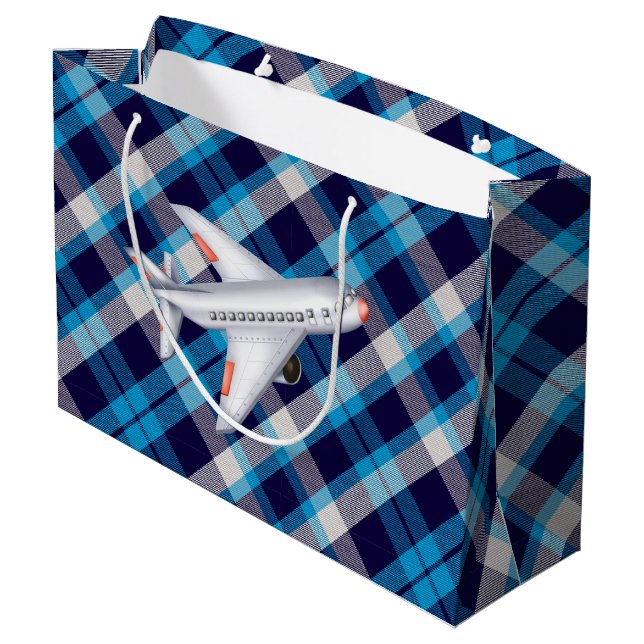 Vacation Bound  Large Gift Bag (Back Angled)