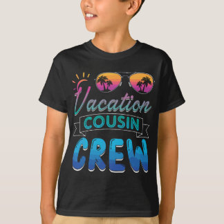 Vacation Cousin Crew Beach Cruise Sunglasses Famil T-Shirt