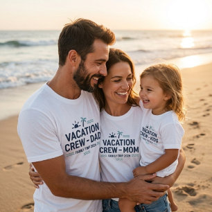 Vacation Crew Kids Shirt Matching Family Vacation 