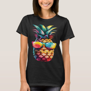 vacation cute pineapple with sunglasses summer alo T-Shirt