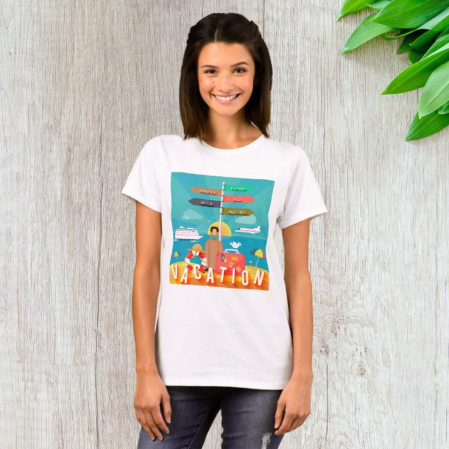 Vacation Destinations T-Shirt (Creator Uploaded)