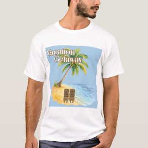 Vacation Getaway Tropical Beach T-Shirt