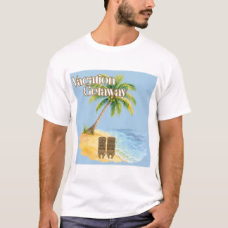 Vacation Getaway Tropical Beach T-Shirt