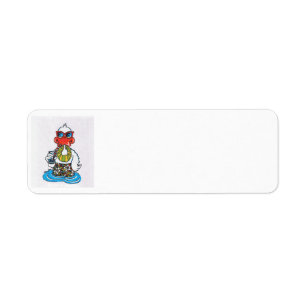 Vacation Humour/Bon Voyage' Return Address Label