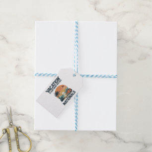 Vacation Is Just What We Call Nationals Gift Tags
