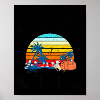 Vacation Is What We Call Nationals Travel Retro Poster