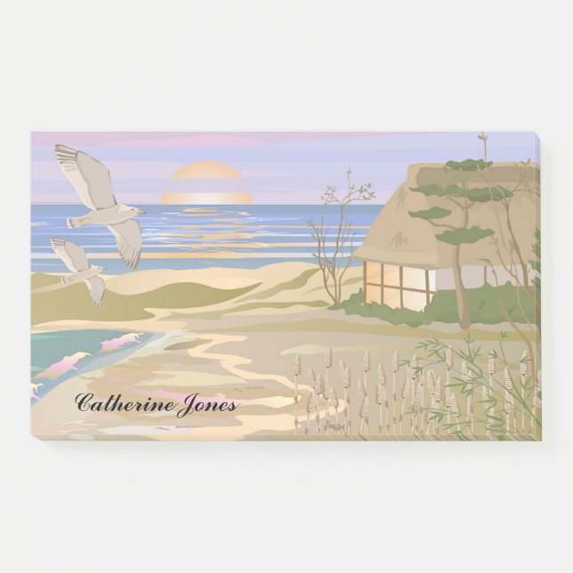 Vacation Island 2 Personalised Post-it Notes (Front)