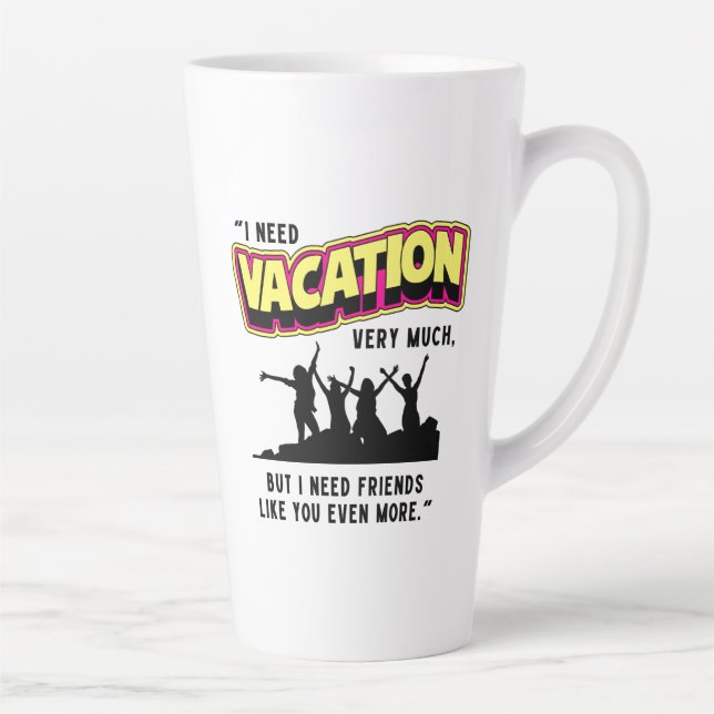 VACATION LATTE MUG (Right)