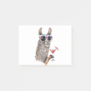 Vacation Llama Post-it Notes