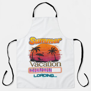 Vacation Loading Summer Sunset Beach Apron