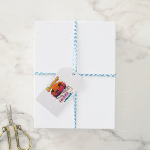 Vacation Loading Summer Sunset Beach Gift Tags