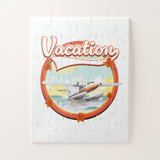 Vacation logo jigsaw puzzle (Vertical)