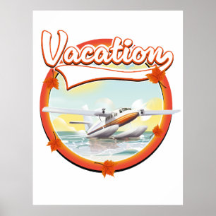 Vacation logo poster