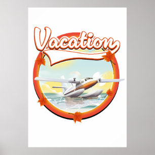 Vacation logo poster