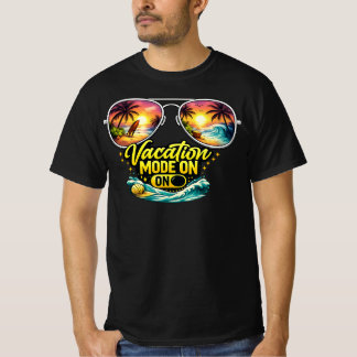 Vacation Mode On Feels Like Sunset Beach Value Tee
