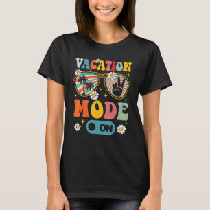 Vacation Mode On Summer  Beach Sunglasses Palm Tre T-Shirt