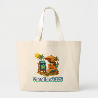 Vacation Mode Tote Bag – Fun Beach Vibes Digital A