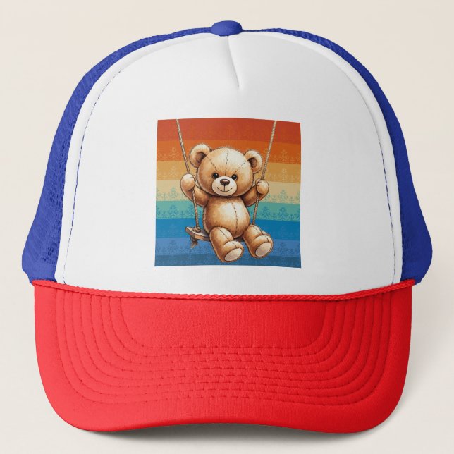 vacation mode trucker hat (Front)