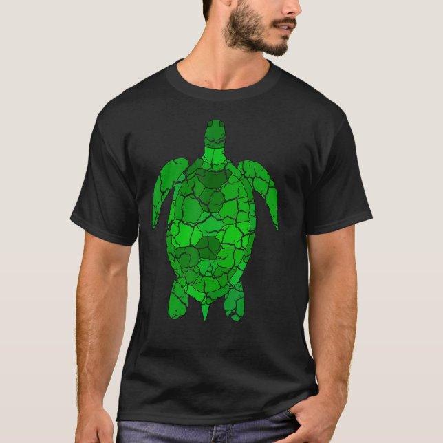 Vacation Ocean Beach Distressed 1 T-Shirt (Front)