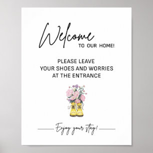 Vacation rental Guest information Poster