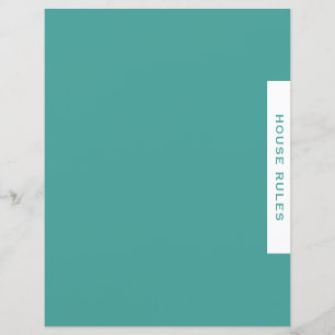 Vacation Rental Guidebook Binder Subject Divider