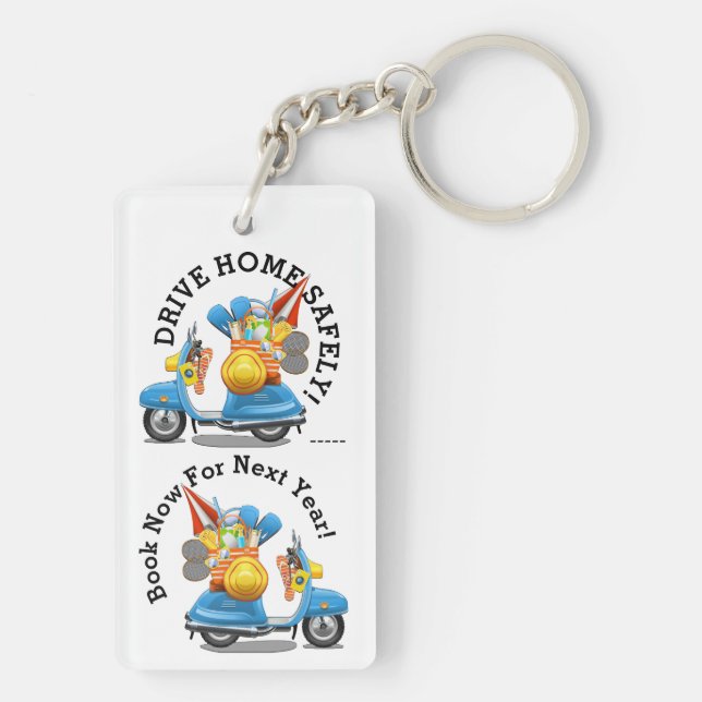 Vacation Rental Keychain - See Both Sides (Back)