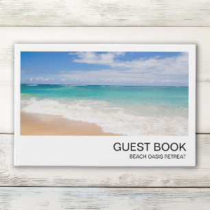 Vacation Rental Modern Minimal Guest Book