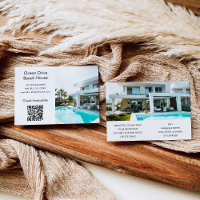 Vacation Rental Property Beach Promo Postcard