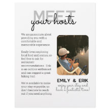 Vacation Rental Welcome Binder - Meet Your Hosts