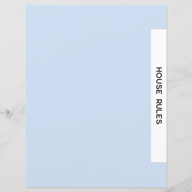 Vacation Rental Welcome Binder - Subject Divider (Front)