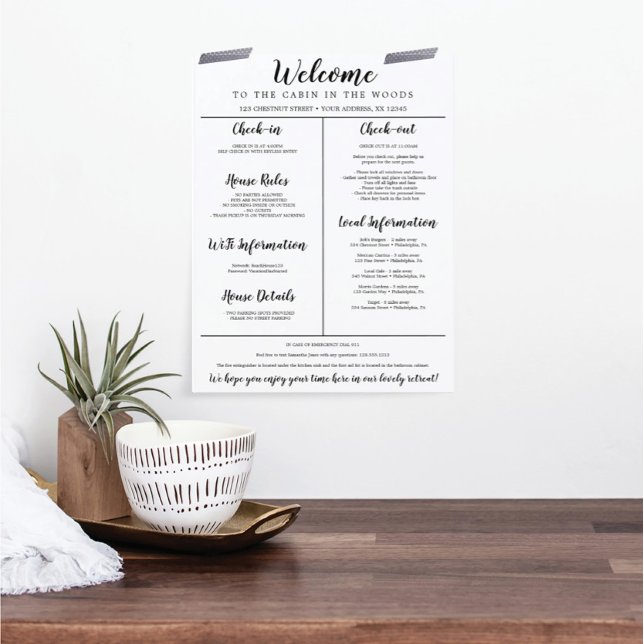 Vacation Rental Welcome Guide House Rules (Creator Uploaded)