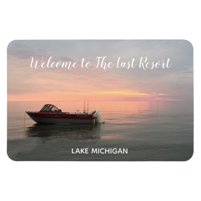 Vacation Rental Your Home Photo or Use Lake Photo Magnet (Horizontal)