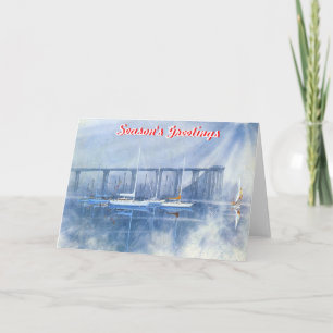 VACATION RETREAT, CORONADO, CALIFORNIA HOLIDAY CARD