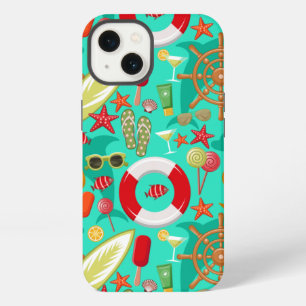 vacation summer beach pattern    iPhone 13 case
